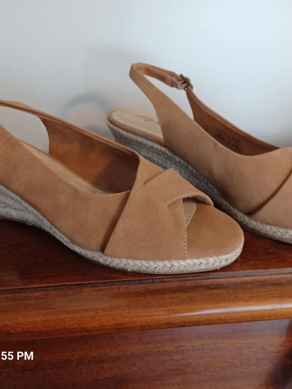 Women's Easy Street Devlin Wedge Espadrilles Sandals Size 9.5